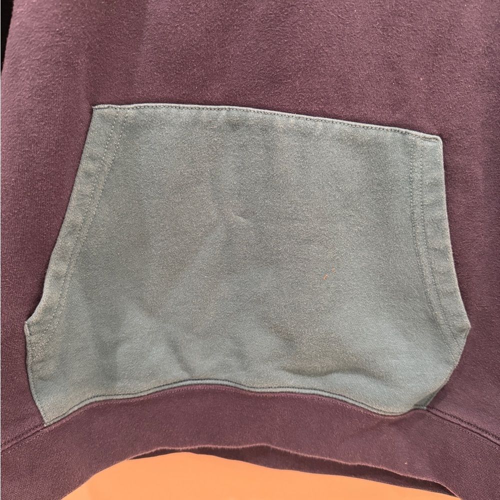 Vans Boys Teal and Navy Pullover Hoodie Sweatshirt with Logo XL - Picture 3 of 6